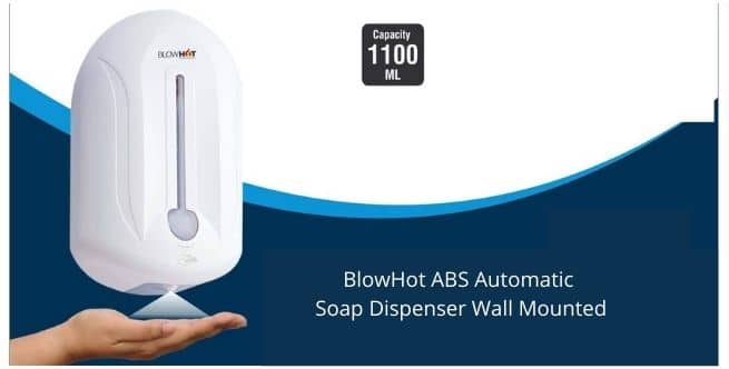 BlowHot ABS Automatic Soap Dispenser Wall Mounted